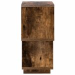 vidaXL Závesná polica Nástenná montáž Dymový dub 87 x 20 x 55 cm – Obrázok 4