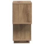 vidaXL Závesná polica Nástenná montáž Dub artisan 87 x 20 x 55 cm – Obrázok 4