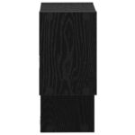 vidaXL Stenná polica Nástenná montáž Čierny dub 55 x 15 x 35 cm – Obrázok 4