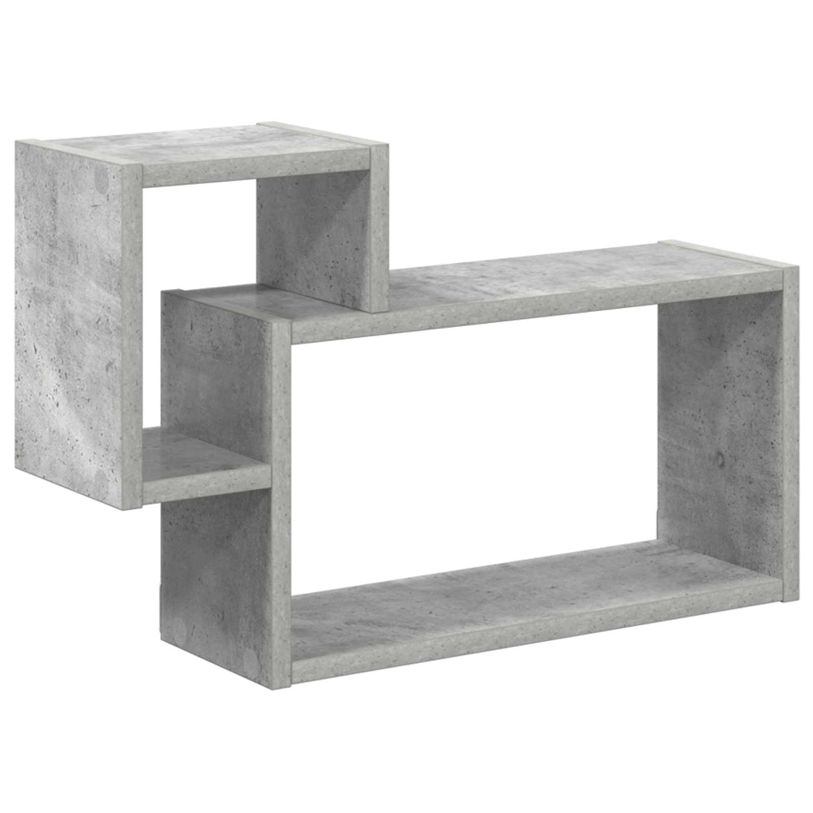 8012111_1.jpg vidaXL Stenná polica Nástenná montáž Betónovo sivá 55 x 15 x 35 cm – Obrázok 1
