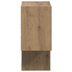 vidaXL Stenná polica Nástenná montáž Dub artisan 55 x 15 x 35 cm – Obrázok 4