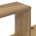 vidaXL Stenové kockové police Nástenná montáž Dub artisan – Obrázok 6