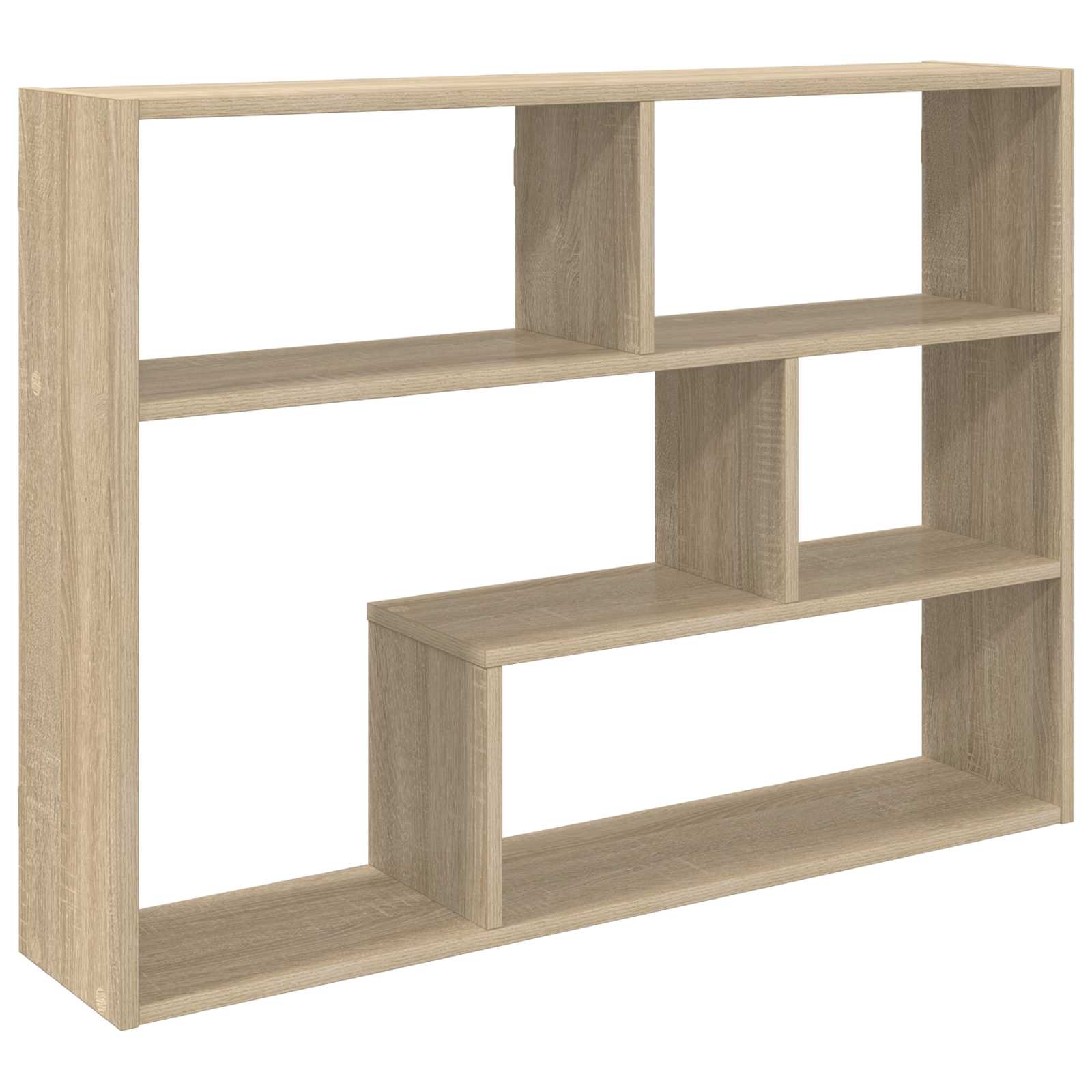 8012142_1.jpg vidaXL Stenná polica Nástenná montáž Dub sonoma 95 x 20 x 69,5 cm – Obrázok 1
