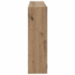 vidaXL Stenná polica Nástenná montáž Dub artisan 95 x 20 x 69,5 cm – Obrázok 4