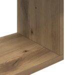 vidaXL Stenná polica Nástenná montáž Dub artisan 95 x 20 x 69,5 cm – Obrázok 6