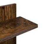 vidaXL Nástenná plávajúca polica Dymový dub 48,5 x 15 x 101 cm – Obrázok 6