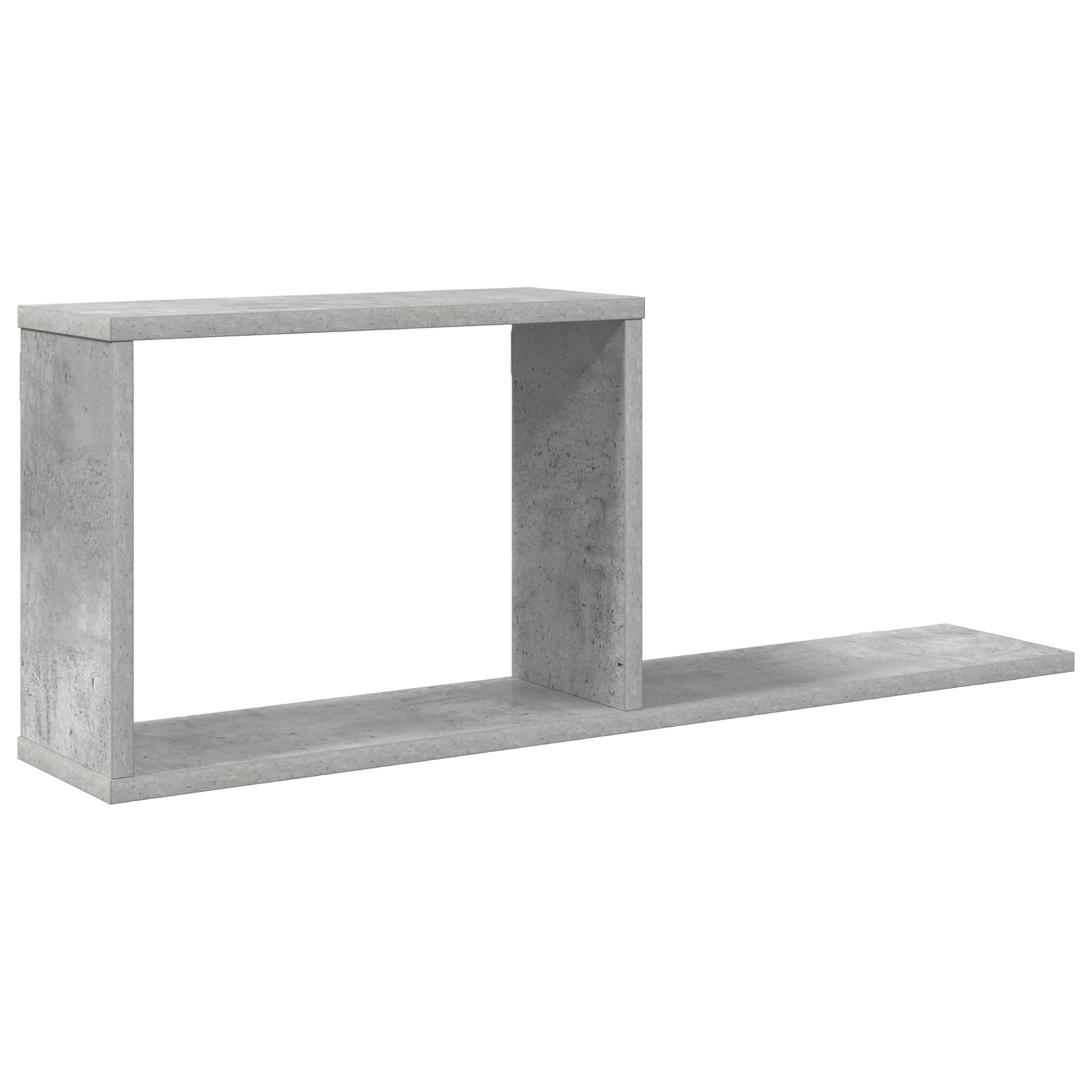 8012322_1.jpg vidaXL Plávajúce police Betónovo sivá 80 x 15 x 30 cm Kompozitné drevo – Obrázok 1