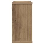 vidaXL Plávajúce police 2 pcs Dub artisan 80 x 15 x 30 cm – Obrázok 4