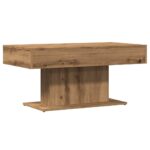 vidaXL Konferenčný stolík, dubový, 96x50x45 cm, imitácia dreva – Obrázok 2