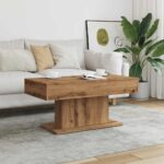 vidaXL Konferenčný stolík, dubový, 96x50x45 cm, imitácia dreva – Obrázok 3
