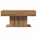 vidaXL Konferenčný stolík, dubový, 96x50x45 cm, imitácia dreva – Obrázok 4