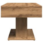 vidaXL Konferenčný stolík, dubový, 96x50x45 cm, imitácia dreva – Obrázok 5