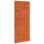 vidaXL Zavesené posuvné dvere Voskovo hnedá 90 x 208 cm – Obrázok 2
