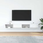 vidaXL TV skrinky 2 ks biele 100x31x25,5 cm, z umelého dreva – Obrázok 3