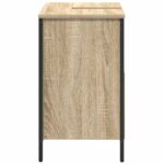 vidaXL Kúpeľňová skrinka pod umývadlo, dub sonoma, 60x34,5x60 cm – Obrázok 7