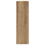 vidaXL Nástenná polica, dubový drevený remeselník, 75x16x55 cm, imitácia dreva – Obrázok 6