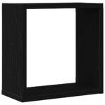 vidaXL Nástenné kockové police 2 ks, čierny dub 30x15x30 cm, technické drevo – Obrázok 5
