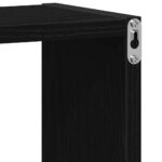 vidaXL Nástenné kockové police 2 ks, čierny dub 30x15x30 cm, technické drevo – Obrázok 9
