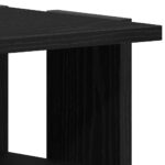 vidaXL Skrinky na topánky 2 ks, čierny dub 25x27x102 cm, umelé drevo – Obrázok 9