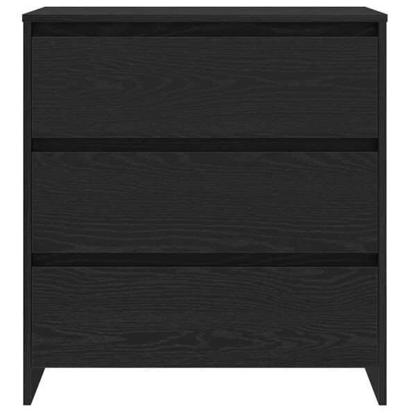 vidaXL Komoda, čierny dub, 70x41x75 cm, imitácia dreva – Obrázok 6