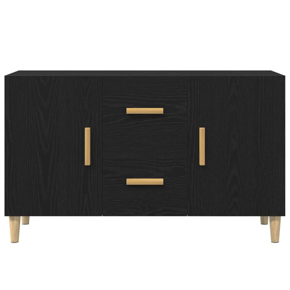 vidaXL Komoda, čierny dub 100x36x60 cm, imitácia dreva – Obrázok 6