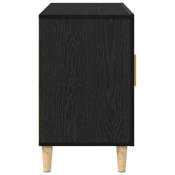 vidaXL Komoda, čierny dub 100x36x60 cm, imitácia dreva – Obrázok 7
