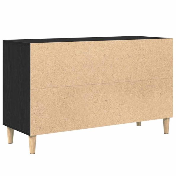 vidaXL Komoda, čierny dub 100x36x60 cm, imitácia dreva – Obrázok 8