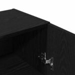 vidaXL Komoda, čierny dub 100x36x60 cm, imitácia dreva – Obrázok 9