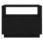 vidaXL Konferenčný stolík s LED svetlami, čierny dub 50x49x40 cm – Obrázok 6