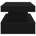 vidaXL Konferenčný stolík s LED svetlami, čierny dub 90x50x40 cm – Obrázok 8