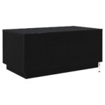 vidaXL Konferenčný stolík s LED svetlami, čierny dub 90x50x40 cm – Obrázok 9