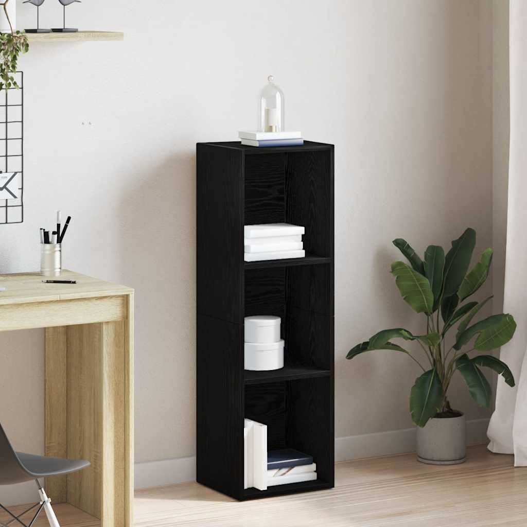862395_1.jpg vidaXL Knižnica, čierny dub, 36x30x114 cm, imitácia dreva – Obrázok 1