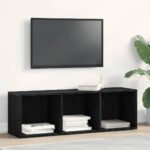 vidaXL Knižnica, čierny dub, 36x30x114 cm, imitácia dreva – Obrázok 3