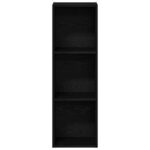 vidaXL Knižnica, čierny dub, 36x30x114 cm, imitácia dreva – Obrázok 5