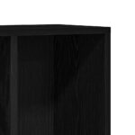 vidaXL Knižnica, čierny dub, 50x25x80 cm, imitácia dreva – Obrázok 9