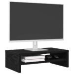 vidaXL Stojan na monitor, čierny dub, 42x24x13 cm, umelé drevo – Obrázok 4