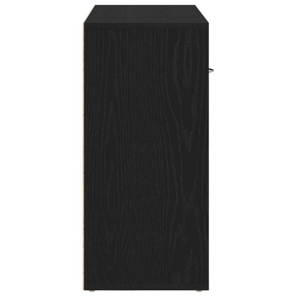 vidaXL Komoda čierna dub 88x30x64 cm, imitácia dreva – Obrázok 7