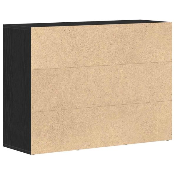 vidaXL Komoda čierna dub 88x30x64 cm, imitácia dreva – Obrázok 8