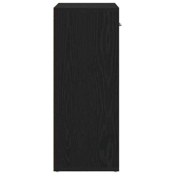 vidaXL Komoda, čierny dub, 60x30x75 cm, imitácia dreva – Obrázok 7