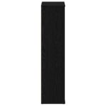 vidaXL Knižnica, čierny dub, 50x25x104 cm, imitácia dreva – Obrázok 6