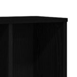 vidaXL Knižnica, čierny dub, 50x25x104 cm, imitácia dreva – Obrázok 9