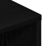 vidaXL TV skrinka, čierny dub, 120x34x37 cm, umelé drevo – Obrázok 10