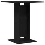 vidaXL Bistro stôl, čierny dub, 60x60x75 cm, imitácia dreva – Obrázok 2