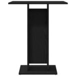 vidaXL Bistro stôl, čierny dub, 60x60x75 cm, imitácia dreva – Obrázok 5