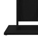 vidaXL Bistro stôl, čierny dub, 60x60x75 cm, imitácia dreva – Obrázok 8