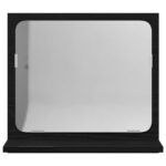 vidaXL Kúpeľňové zrkadlo, čierny dub, 40x10,5x37 cm, imitácia dreva – Obrázok 5