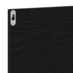 vidaXL Kúpeľňové zrkadlo, čierny dub, 40x10,5x37 cm, imitácia dreva – Obrázok 9
