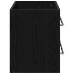 vidaXL Skrinka pod umývadlo, čierny dub, 80x38,5x48 cm, umelé drevo – Obrázok 7