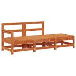 vidaXL Rohová sedačka Voskovo hnedá 190 x 62 x 70,5cm Borovicový masív – Obrázok 3