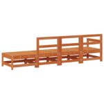 vidaXL Rohová sedačka Vosková Hnedá 252 x 62 x 70,5 cm – Obrázok 6